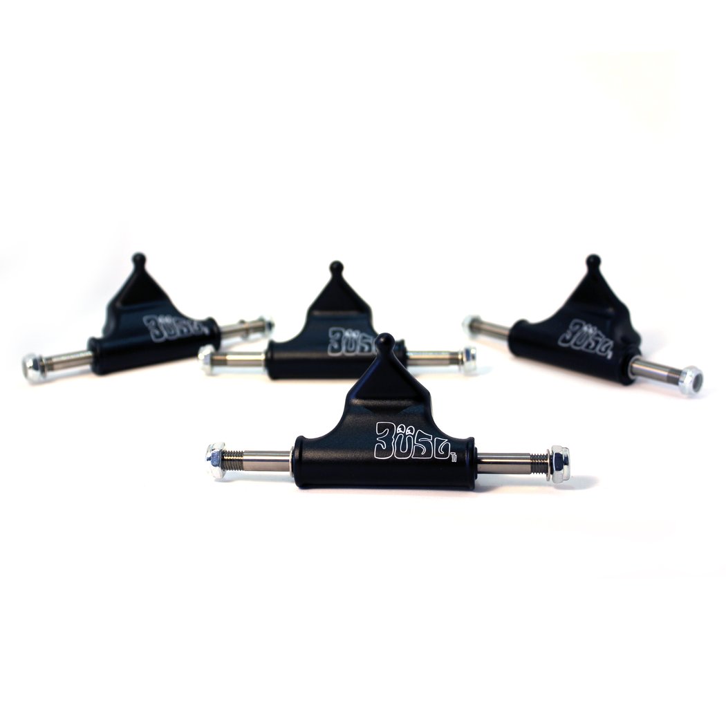 ChuffedCore wide trucks 2.5" titanium - grind trucks for quad rollerskates