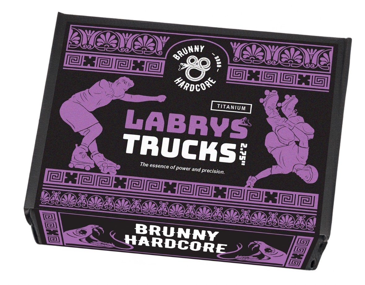 Labrys Trucks 2,75" 4 pezzi: Titanio o Acciaio - Brunny Hardcore