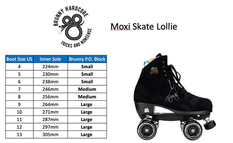 Slide block Brunny Hardcore PO3056 V1.2 BLACK