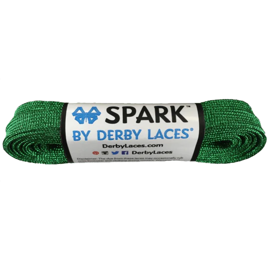 Dark Copper 96 inch (244 cm) SPARK by Derby Laces Metallic Roller Derby Skate Lace