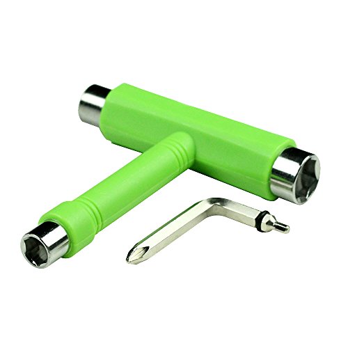T-Tool | Skate Tool | Chiave per ruote e truck | Verde / Green