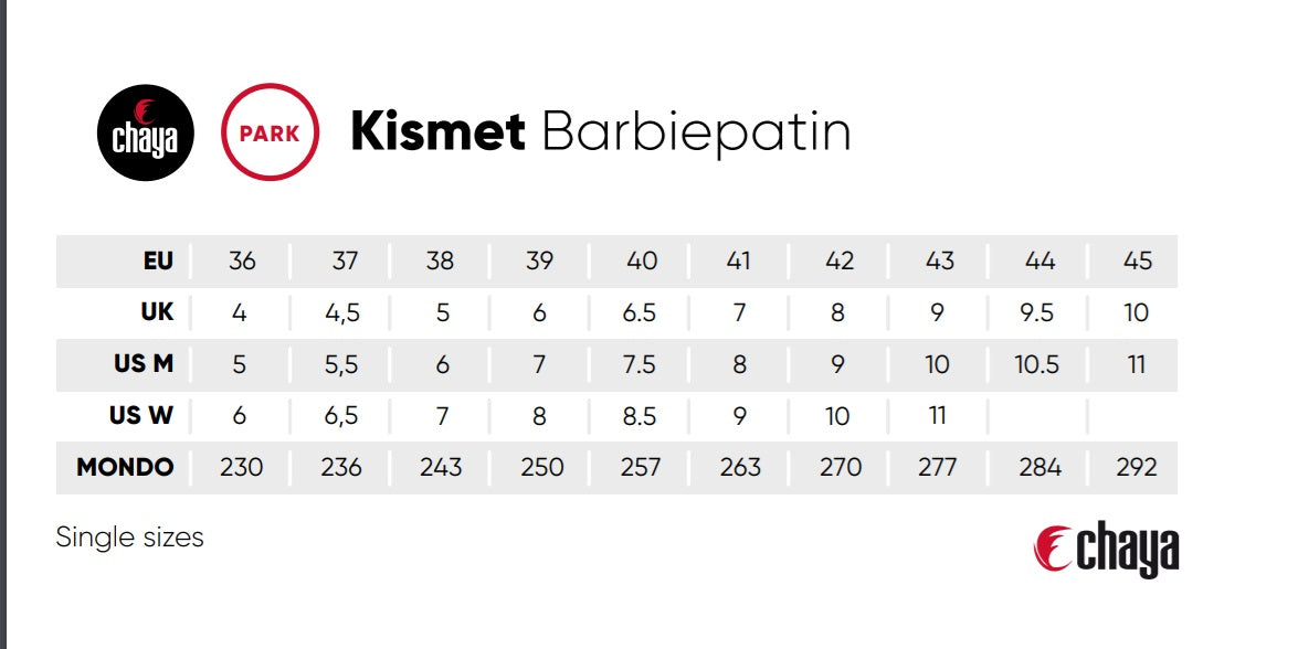 Chaya Kismet Gold rollerskates - Barbie Patin promodel