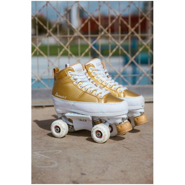 Chaya Kismet Gold rollerskates - Barbie Patin promodel