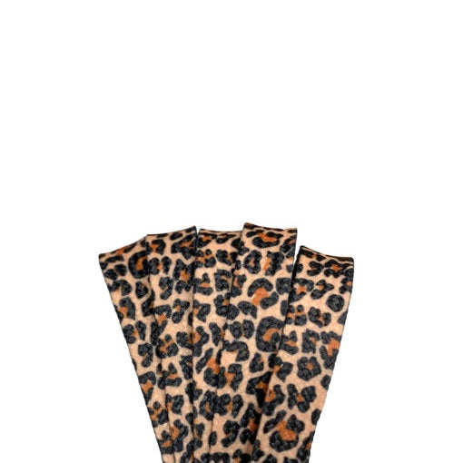 Leopard – 96 inch (244 cm) STYLE Waxed Shoe and Skate Lace by Derby Laces