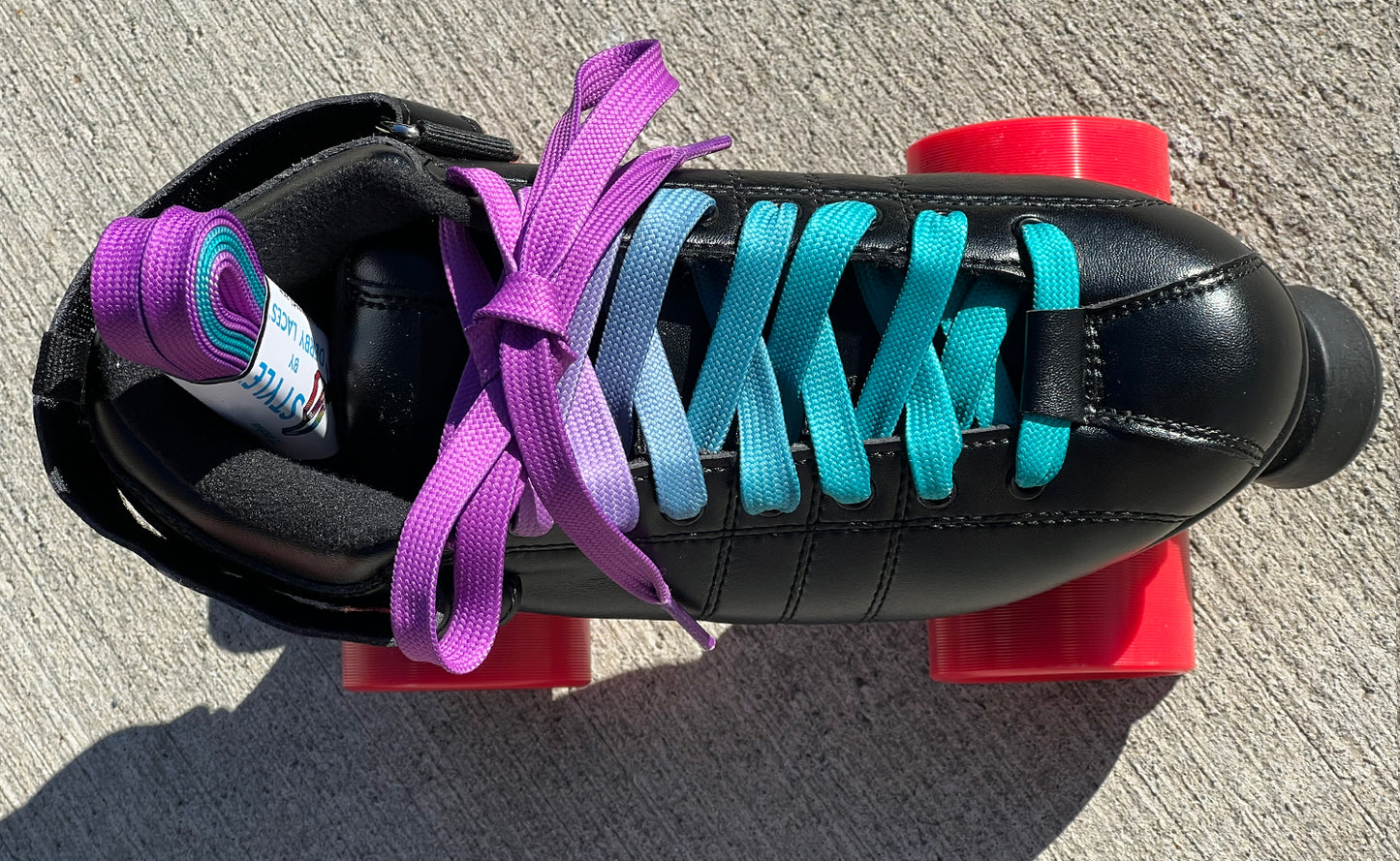 Lacci Derby Laces - 96" / 244cm - OMBRE viola e ottanio