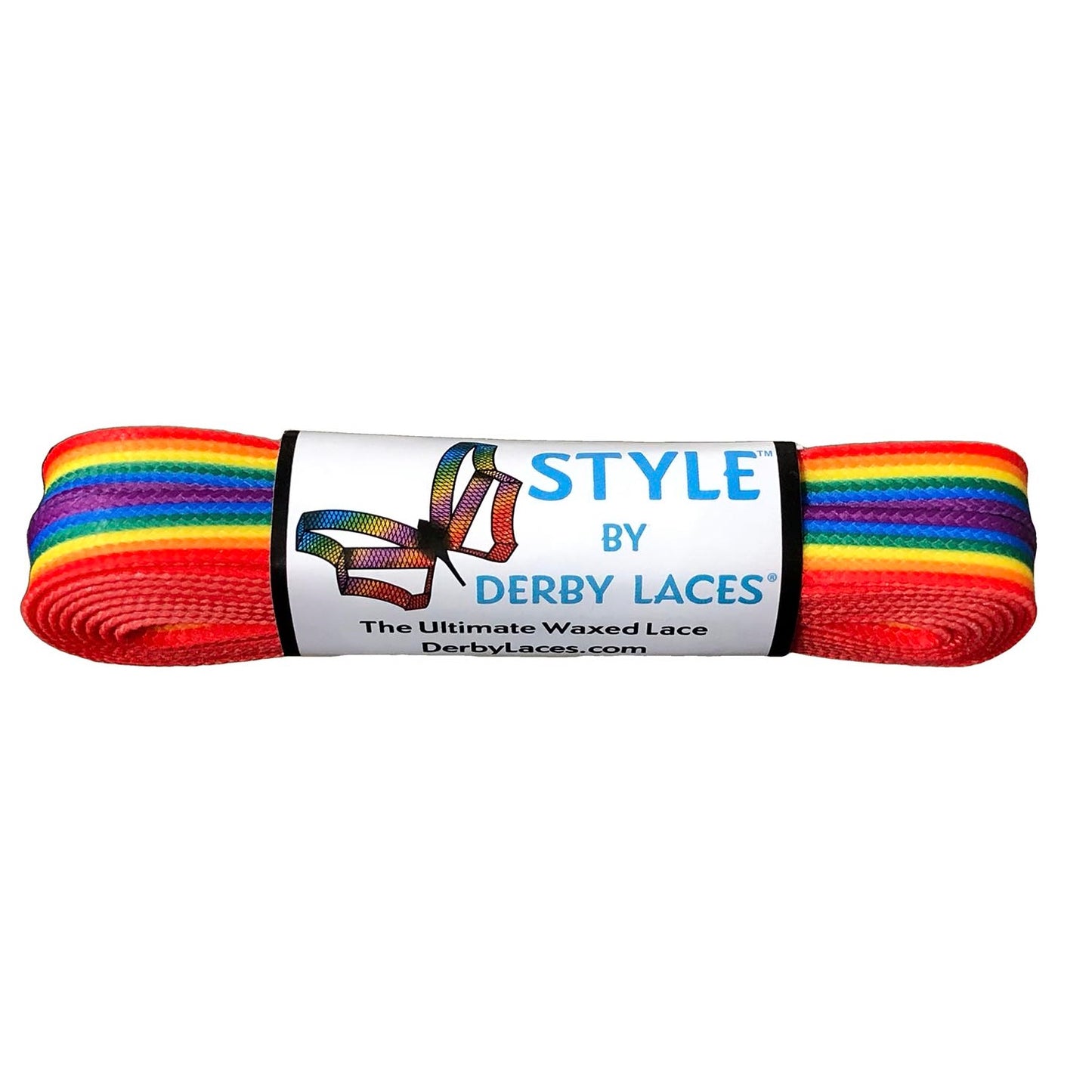 Lacci Derby Laces - 96" / 244cm - Rainbow stripe