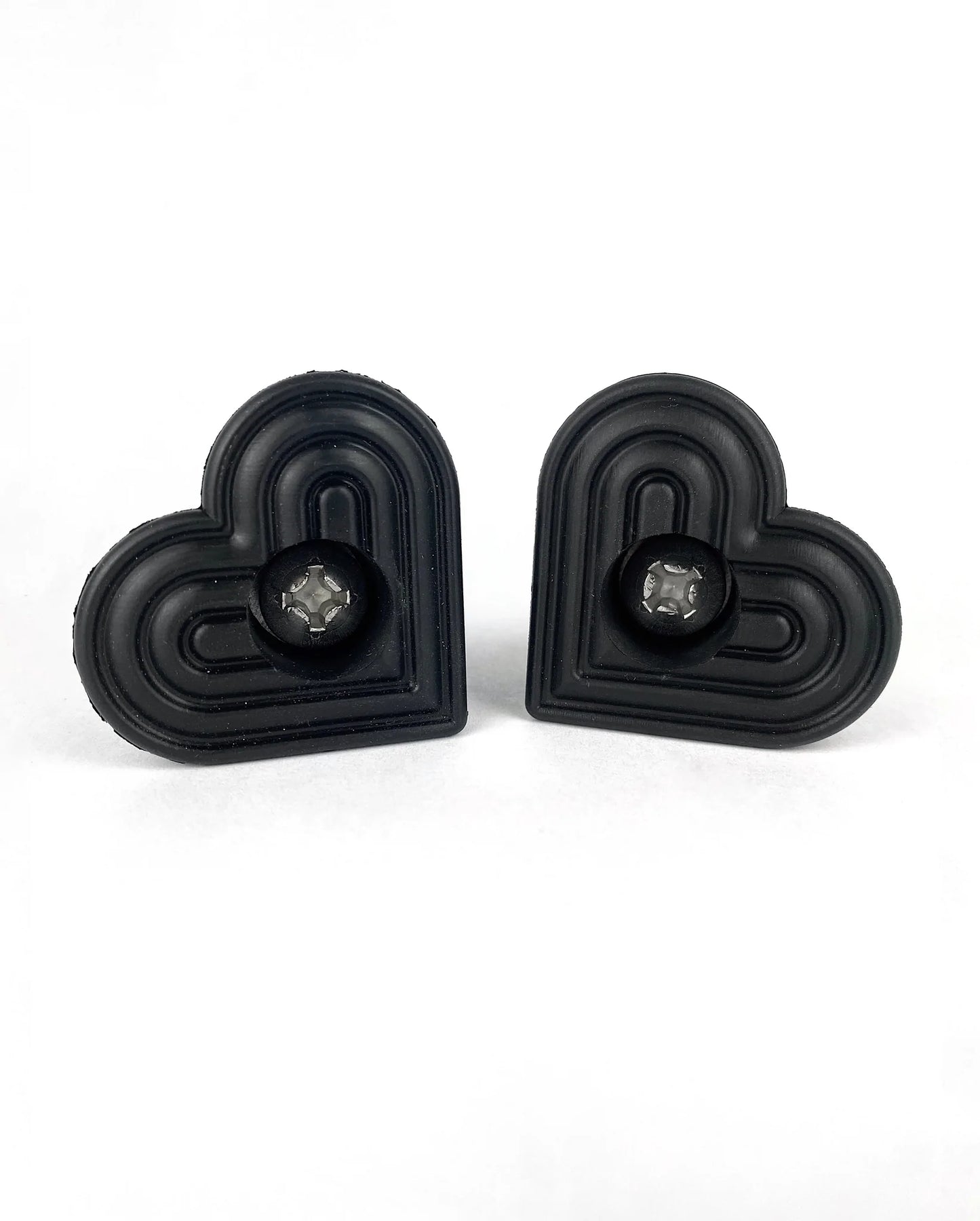 Grindstone Heartstoppers BOLT ON - heart shaped toe stops for quad roller skates