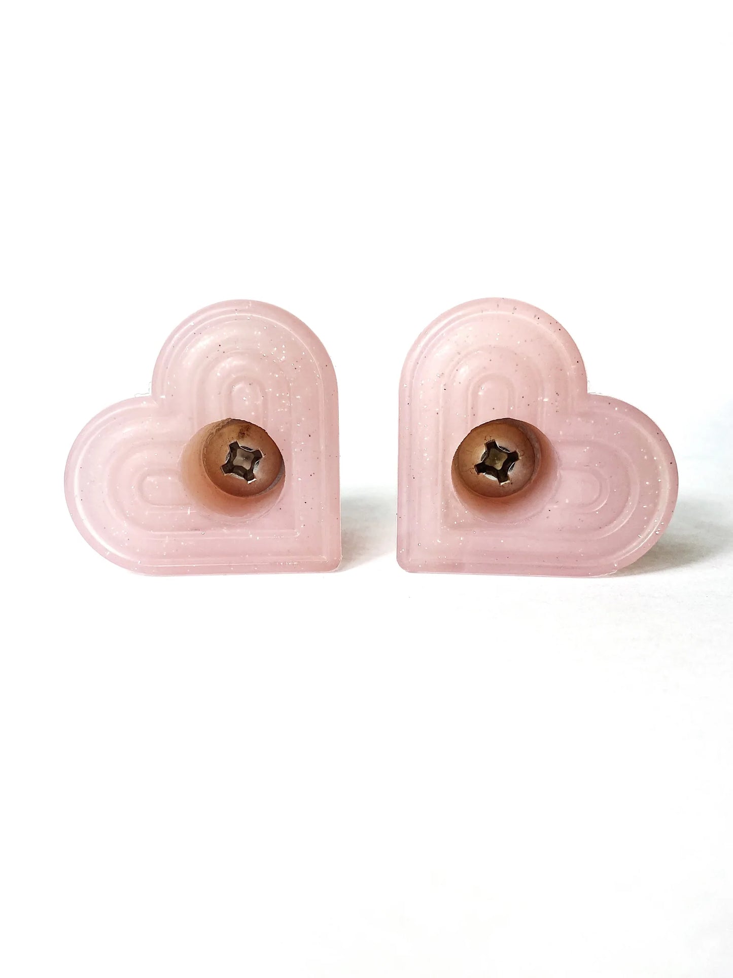 Grindstone Heartstoppers BOLT ON - heart shaped toe stops for quad roller skates