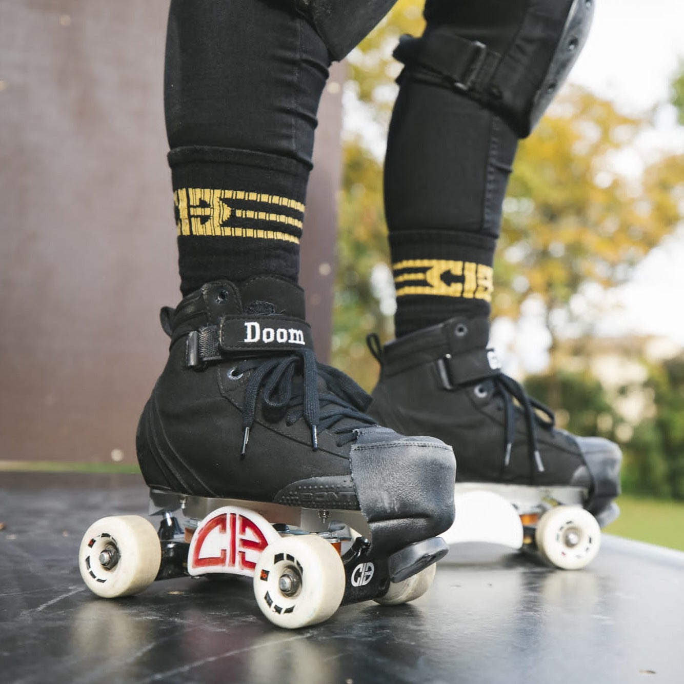 Chaya Red Toe Protector, for rollerskates, quad skates, color red and white