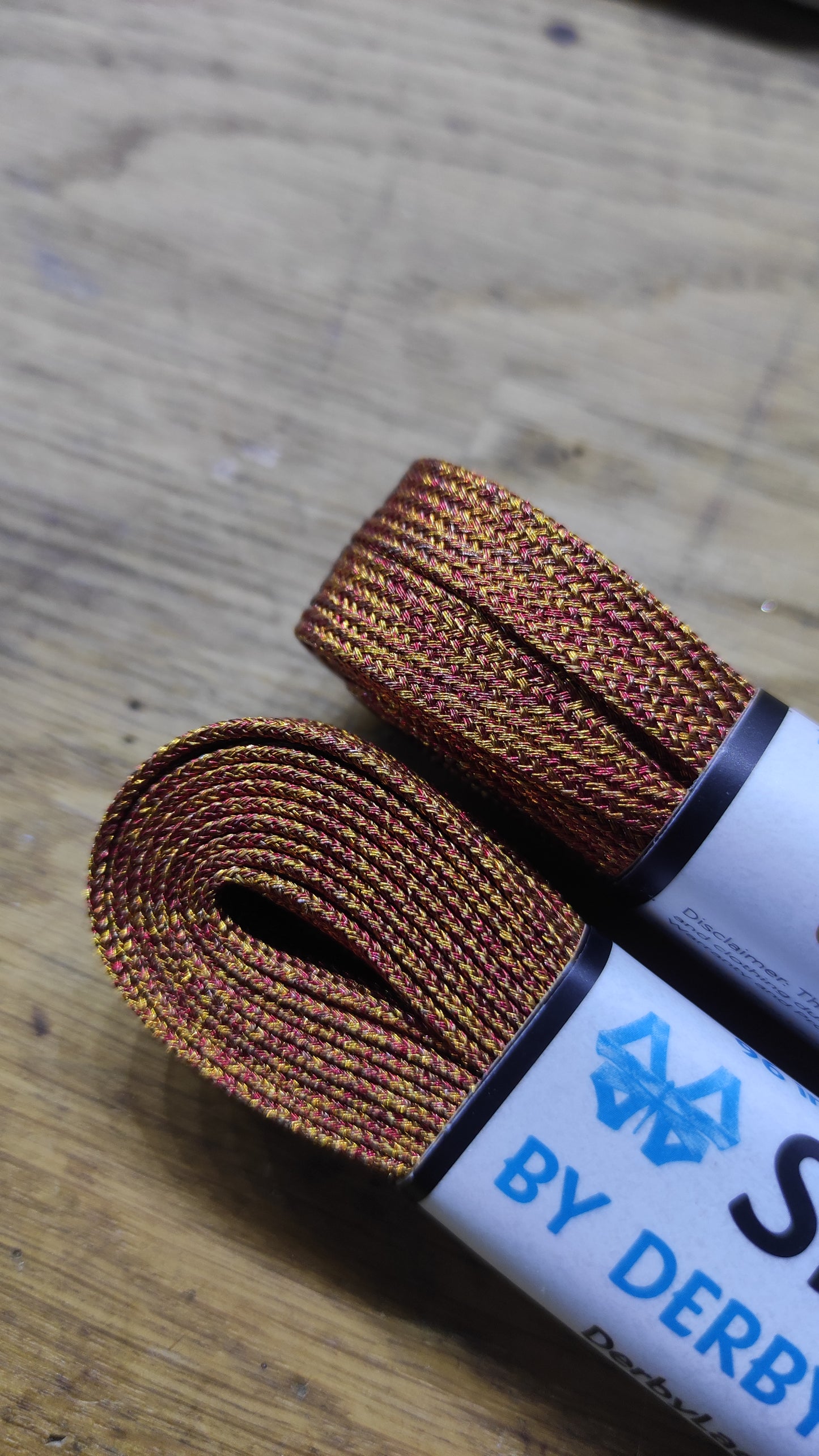 Rainbow Stripe – 96 inch (244 cm) Pride STYLE Waxed Shoe and Skate Lace by Derby Laces