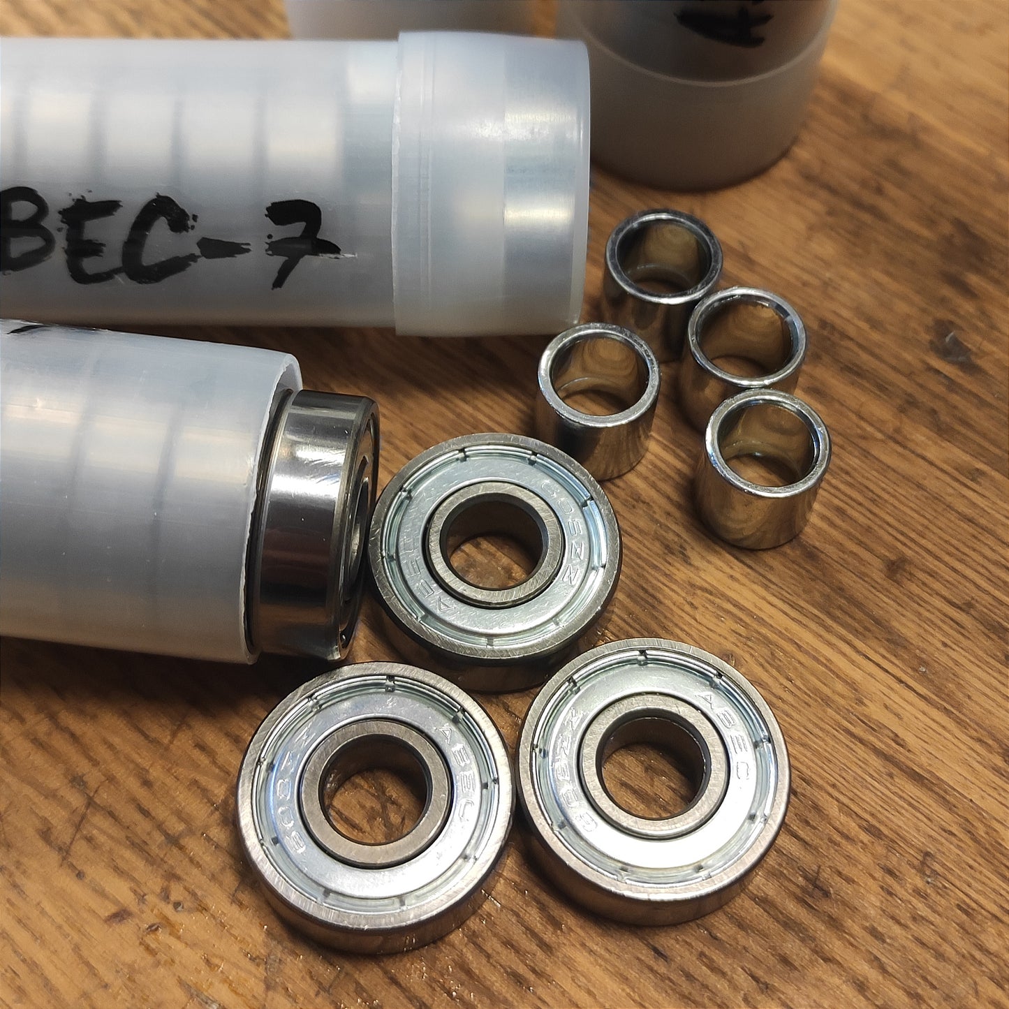 Cuscinetti Carbon Steel Abec7 Action Now - pack da 8 cuscinetti