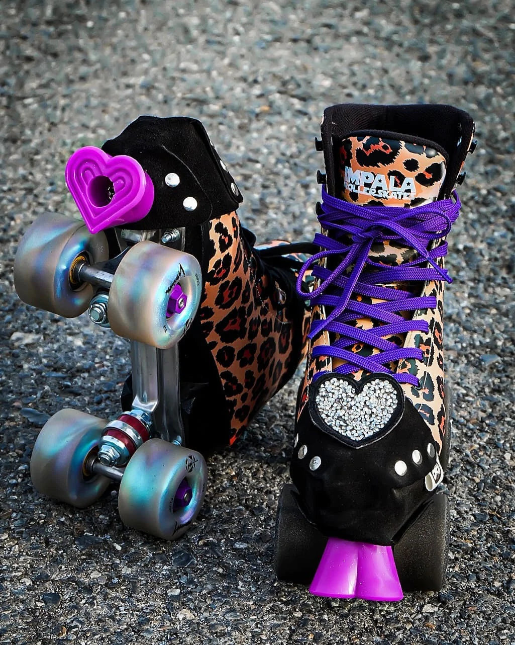 Grindstone Heartstoppers BOLT ON - heart shaped toe stops for quad roller skates
