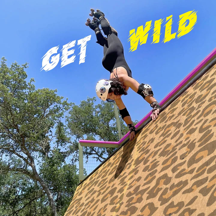 Kit Protezioni skate Adults 187 Killer Pads MOXI Wild Pack - Leopard