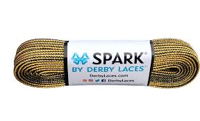 Purple 84 inch (213 cm) SPARK by Derby Laces Metallic Roller Derby Skate Lace