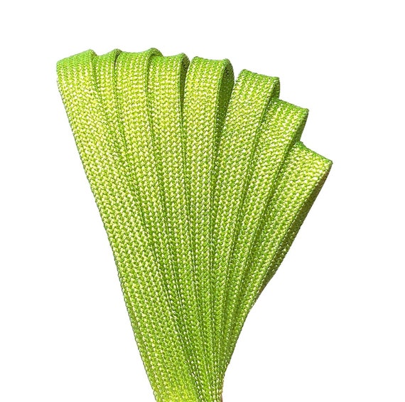 Lacci Derby Laces - 72" / 183cm - Lime Green | Verde lime | SPARK effetto metallico