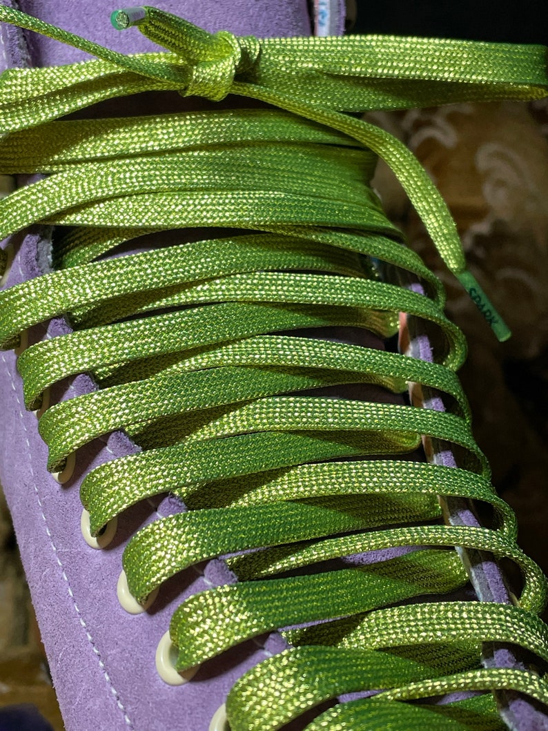 Dark Copper 96 inch (244 cm) SPARK by Derby Laces Metallic Roller Derby Skate Lace