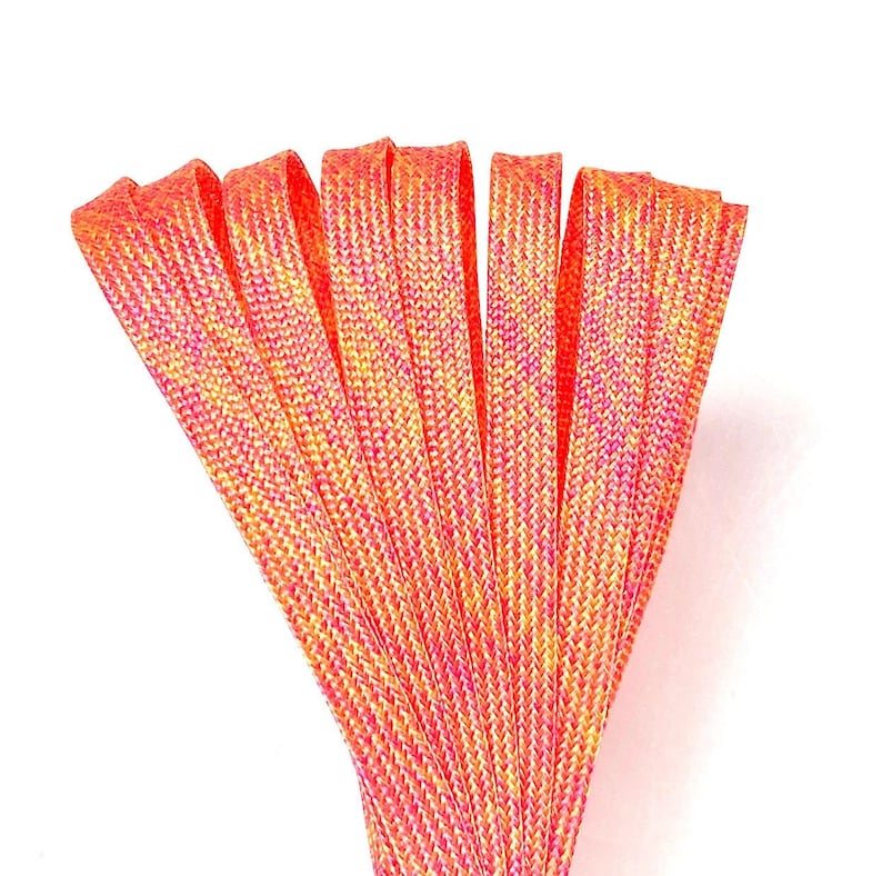 Lacci Derby Laces - 72" / 183cm - Orange Creamsicle | Arancione e crema | SPARK effetto metallico