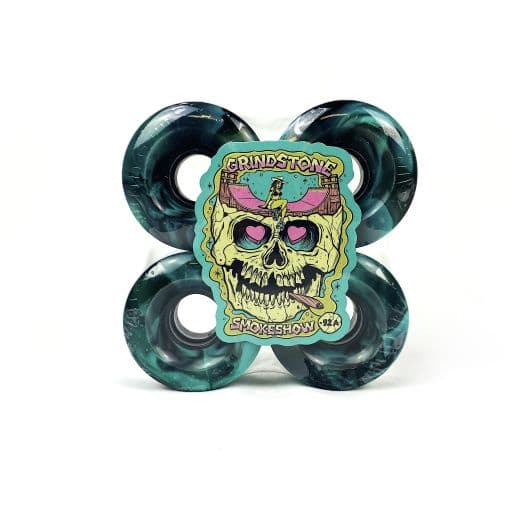 Grindstone Smokeshow - ruote ibride per pattini a rotelle quad | pack da 4 ruote