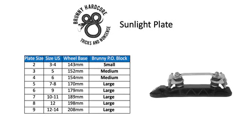 Slide block Brunny Hardcore PO3056 V1.2 BLACK