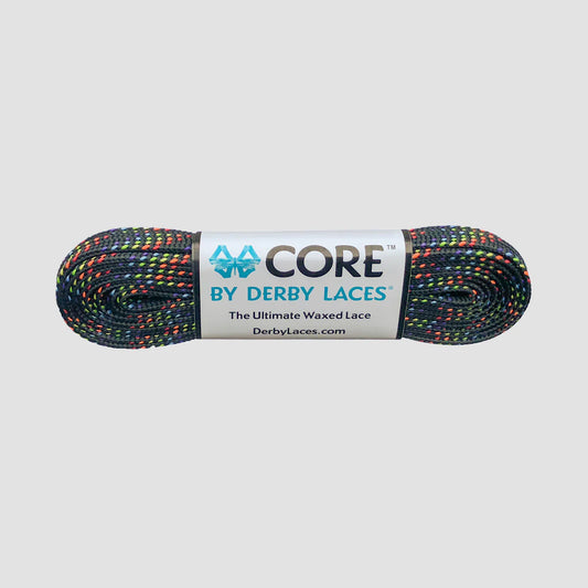 Lacci Derby Laces - 96" / 244cm - Rainbow - lacci cerati per pattini a rotelle