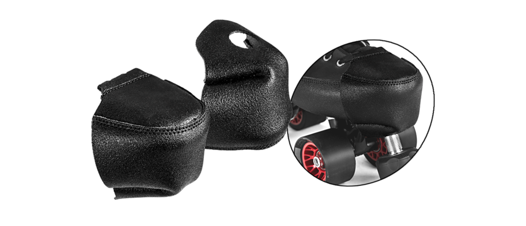 Chaya Red Toe Protector, for rollerskates, quad skates, color black