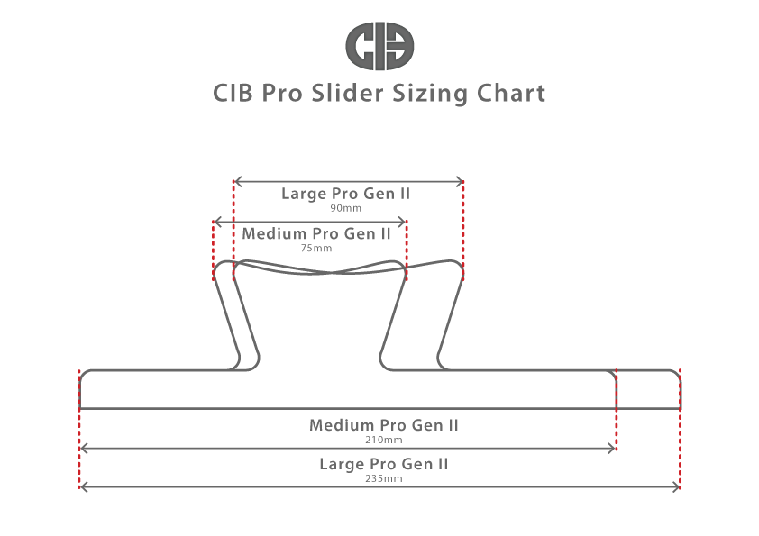 CIB Pro Sliders, size L