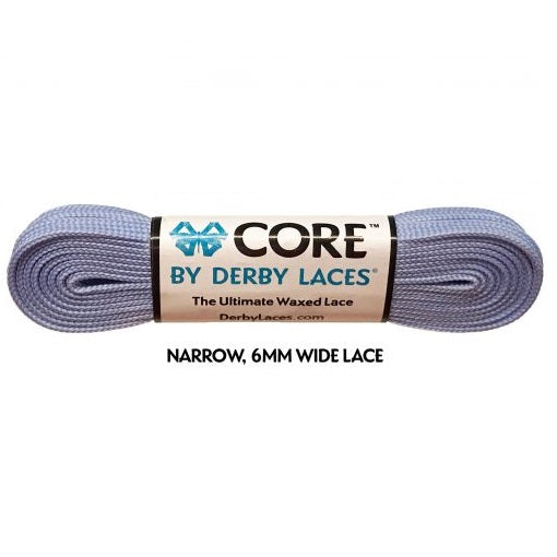 Periwinkle Purple 72 inch (183 cm) CORE Shoelace by Derby Laces (NARROW 6MM WIDE LACE)