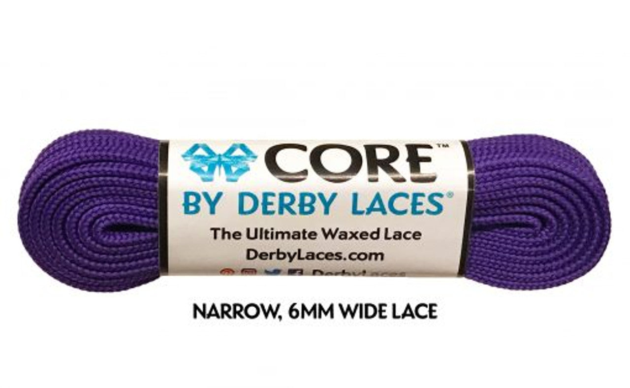 Solid Gray – 72 inch (183 cm) Derby Laces Waxed Roller Derby Skate Lace