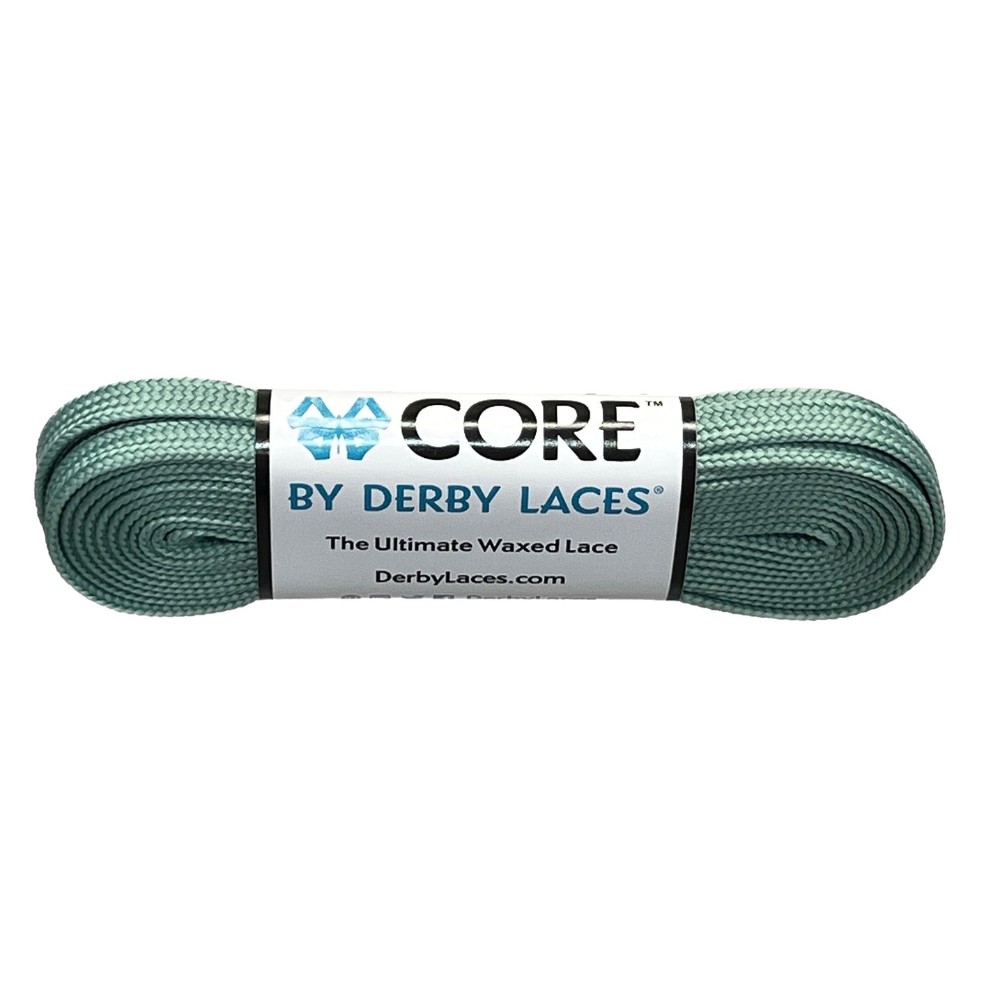 Sage – 54 inch (137 cm) CORE Shoelace by Derby Laces (NARROW 6MM WIDE LACE)