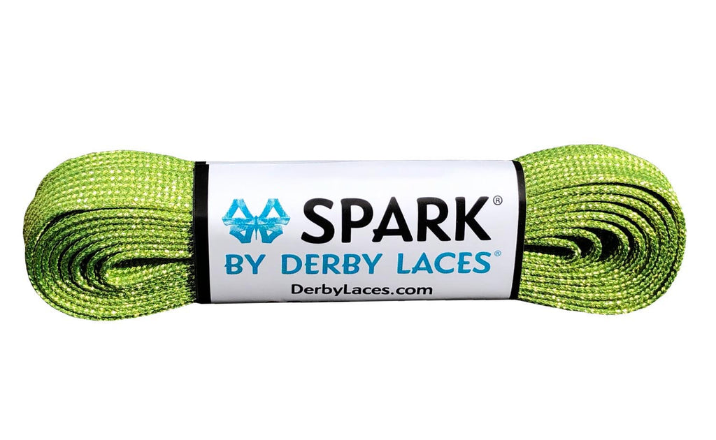 Lacci Derby Laces - 72" / 183cm - Lime Green | Verde lime | SPARK effetto metallico