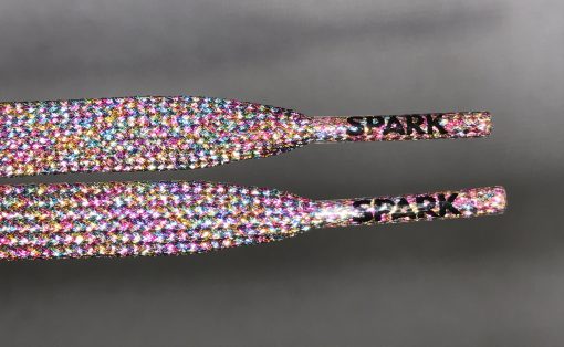 Lacci Derby Laces - 72" / 183cm - Arcobaleno | Rainbow Mirage | SPARK effetto metallico