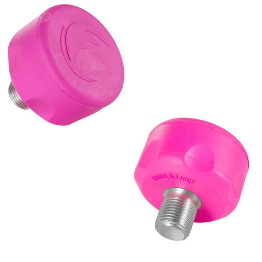 Chaya Cherry Bomb Toe Stop for rollerskates, color pink, short stem