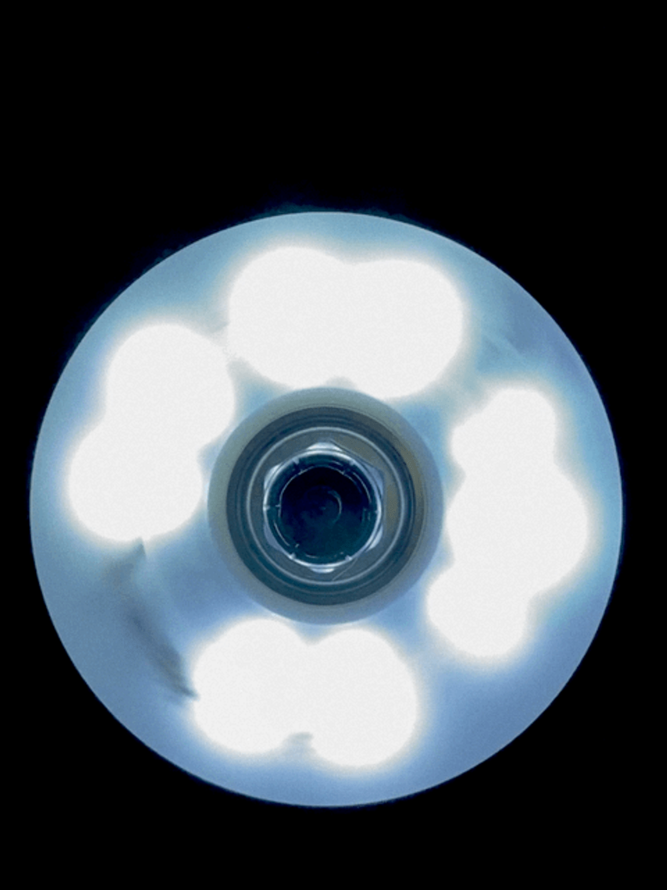 Ruote luminose LUMINOUS - 58mm/100A - BLACK PEARL pacco da 4 ruote da dance / skatepark