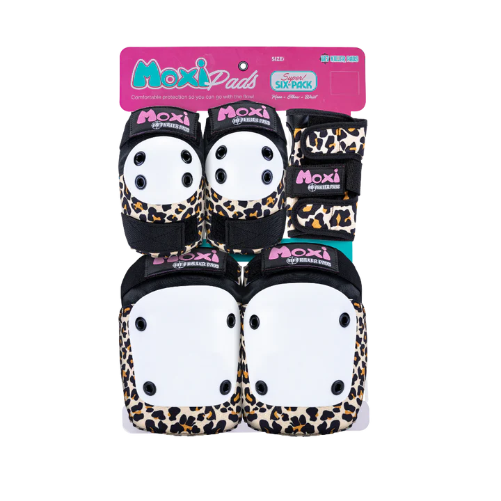 Kit Protezioni skate Adulti 187 Killer Pads MOXI Wild Pack - Leopard