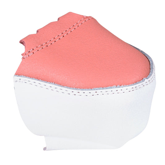 Chaya Red Toe Protector, for rollerskates, quad skates, color pink and white