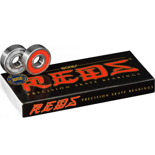 Cuscinetti Bones China Reds - Bearings - Pacco da 8 cuscinetti / cuscinetti per skate, rollerskate, rollerblade