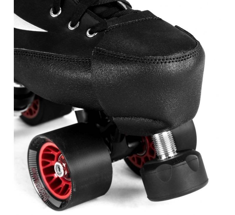 Chaya Red Toe Protector | Copri punta per pattini a rotelle, colore rosso e bianco