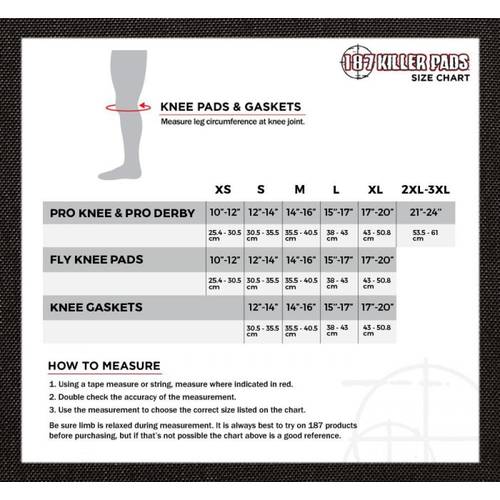 187 Killer Pads® Fly Knee Pads protection for rollerskating, inline skating and skateboarding