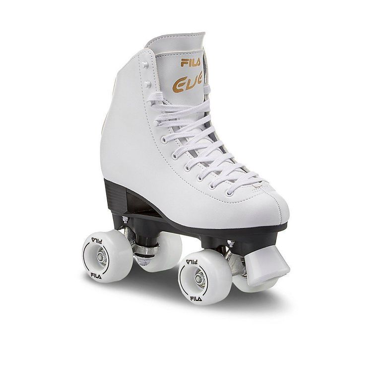 Eve Up White rollerskates by Fila Skates, rollerskates for recreational skating and dance skating, color white